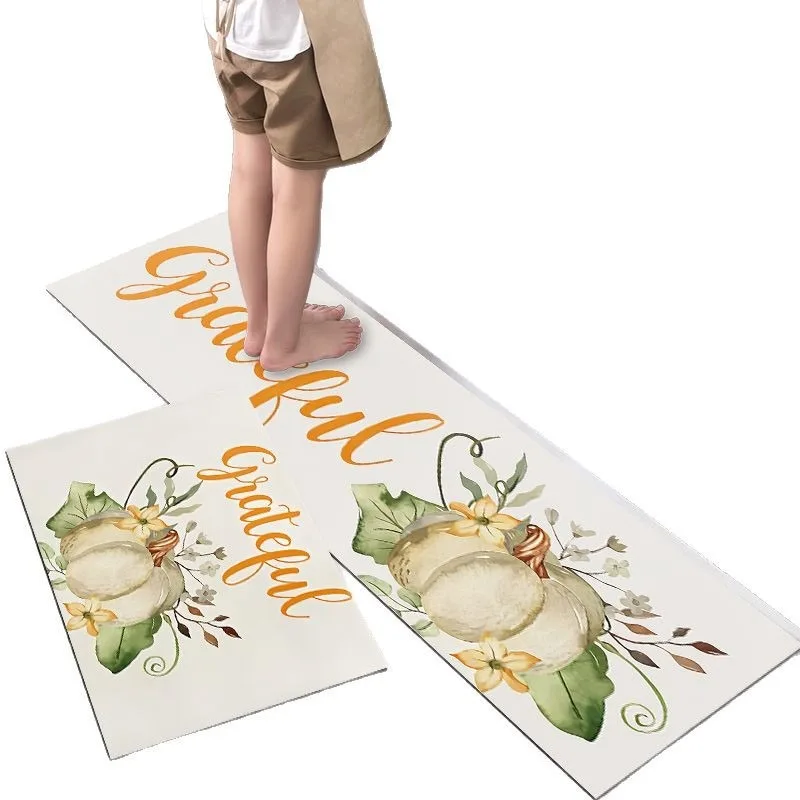 Kitchen Floor , Anti-slip, Water-absorbing and Oil-absorbing Carpet , Washable, Stain-resistant and Water-absorbing Foot MATS