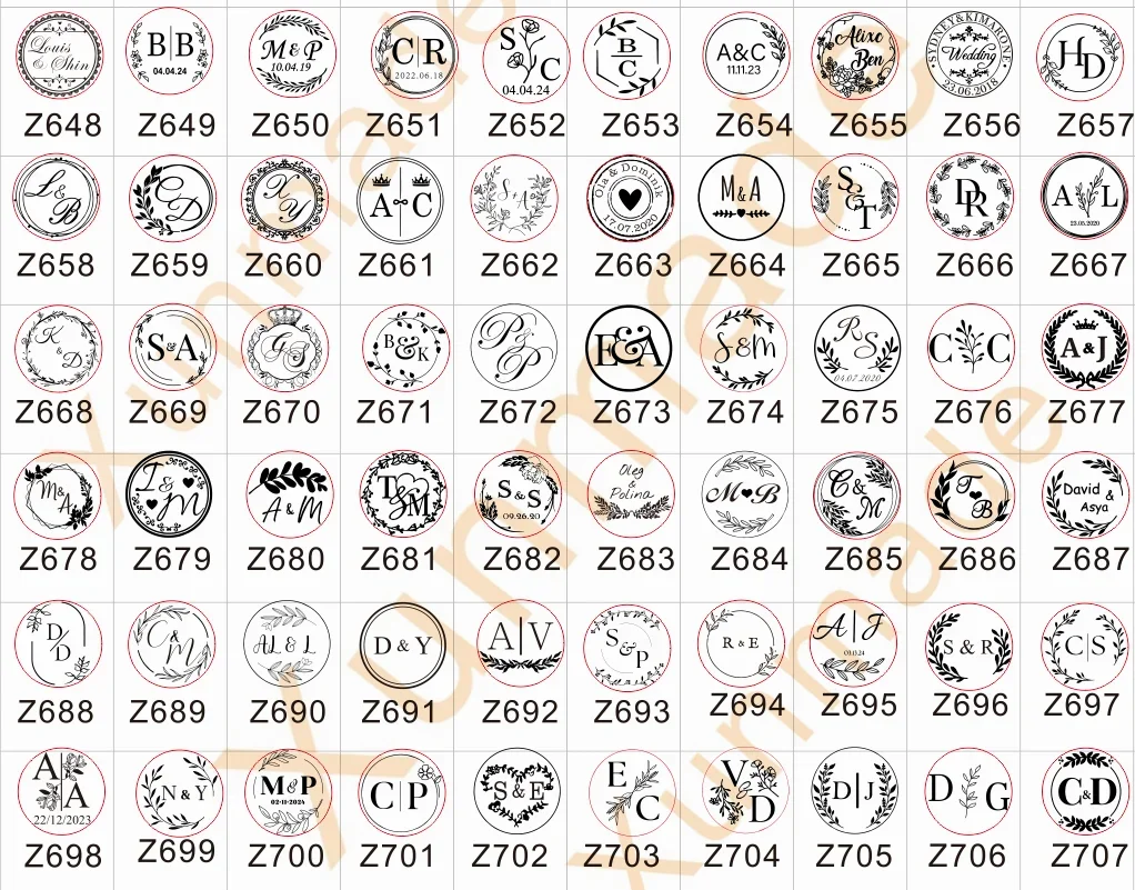 Персонализированный свадебный штамп с восковой печатью с двумя инициалами, свадебный сургучный штамп на заказ, штамп с пригласительной печатью.