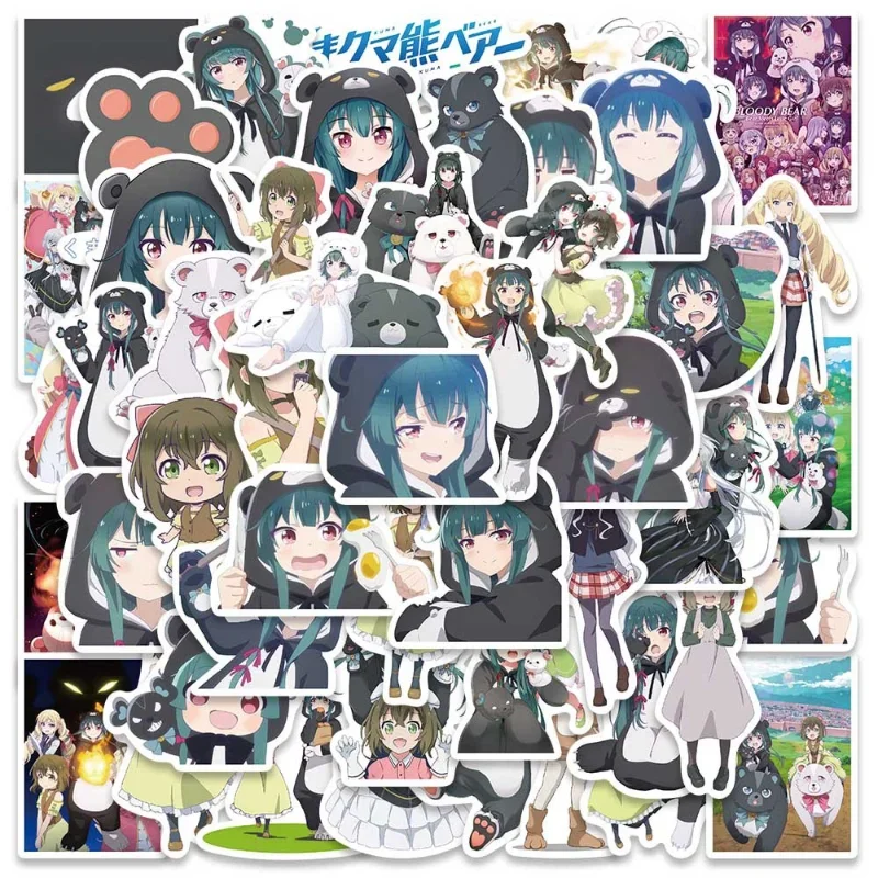 50/30/10PCS Popular Anime Peripherals Graffiti Stickers Suitcase Mobile Tablet Skateboard Cup Waterproof Cartoon Art Supplies