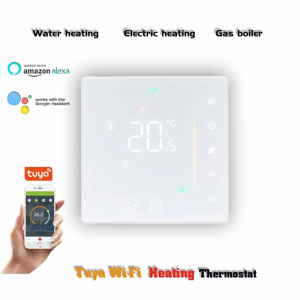 Warm floor heating thermostat wifi thermoregulator works with Alexa Google Home 3A 16A