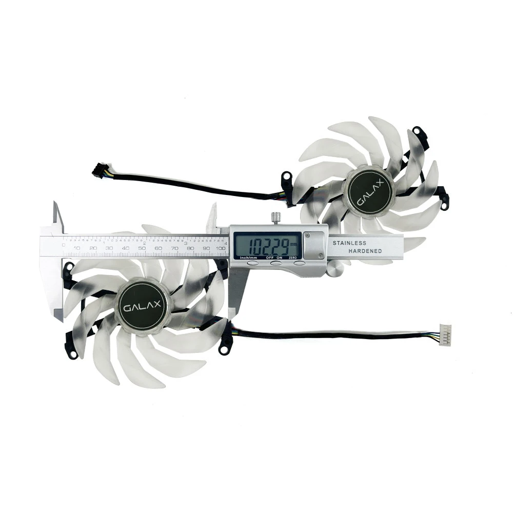 NEW DIY  Transparent Cooling Fan 102mm GFY10015H12SPA 4PIN/6PIN For KFA2 Galax RTX 3060 3060Ti 3070Ti 3070 EX Video Card Fan