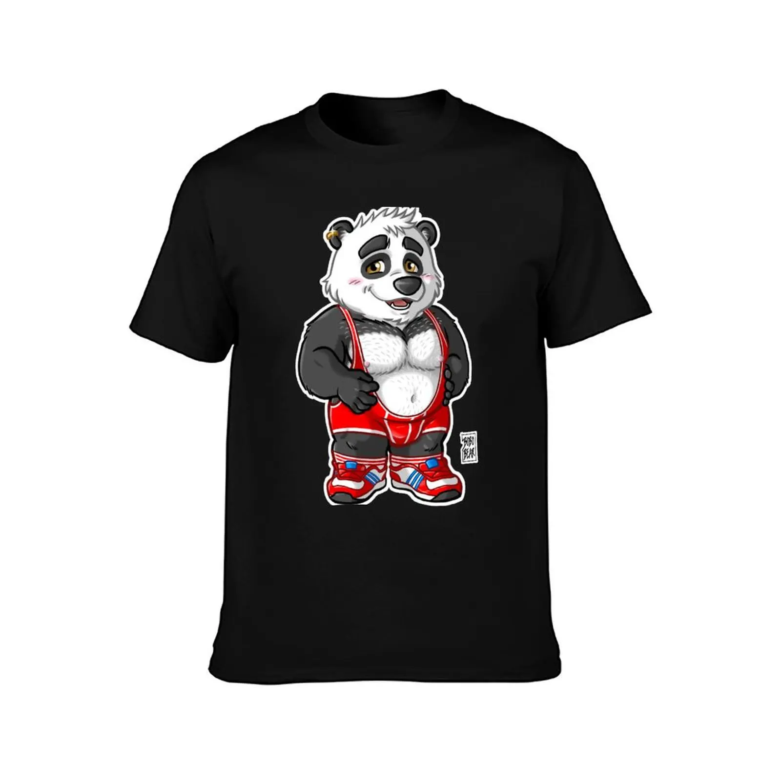 CHUNKY PANDA - BEARZOO SERIES T-Shirt Casual Simple Design Short Sleeve Shirt T-Shirt