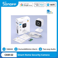 SONOFF CAM Slim Gen2 WiFi Smart Home Security Camera 1080P HD Motion Detection Two-way Audio Night Vision Support Alexa Google