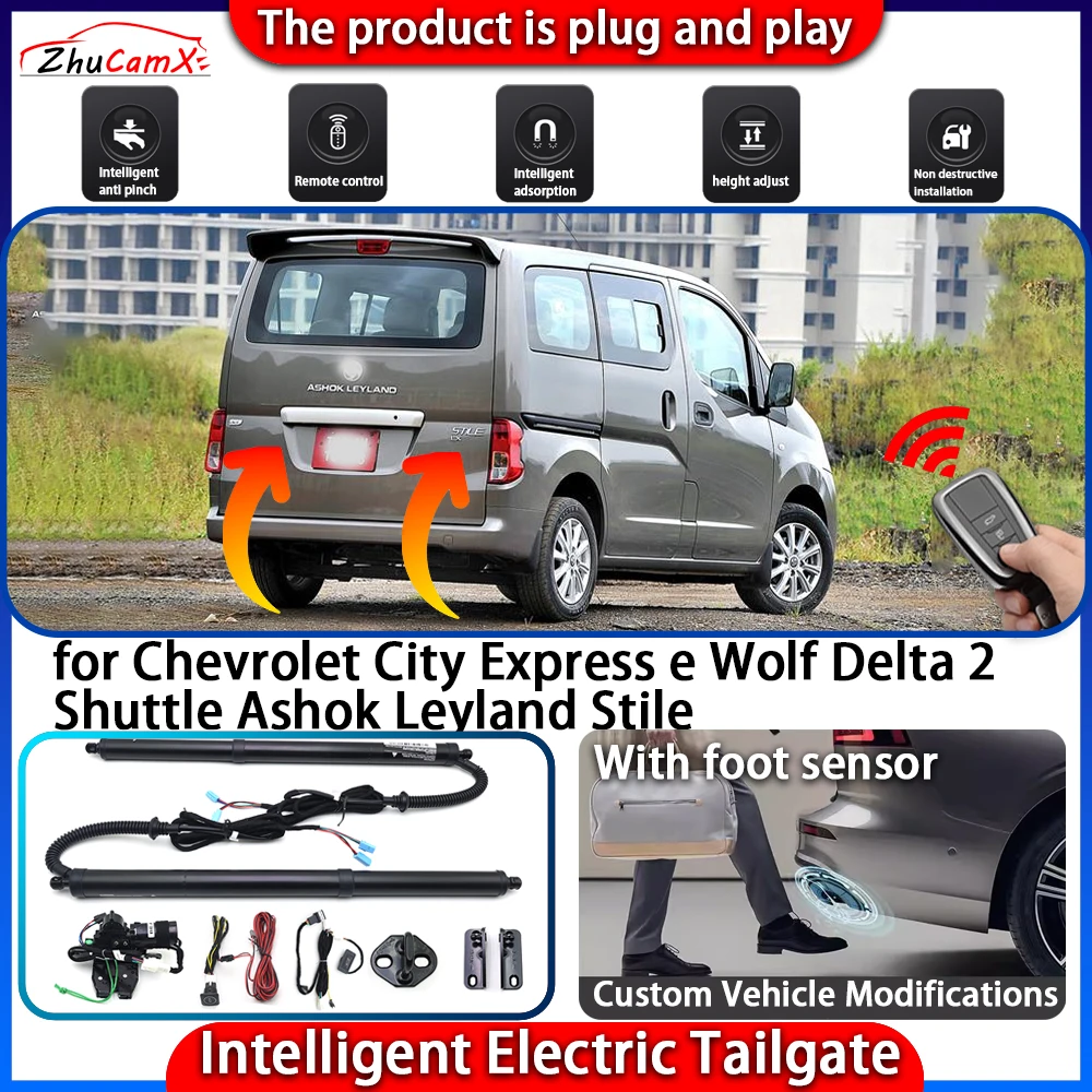 

Smart Powered Tailgate for Chevrolet City Express e Wolf Delta 2 Shuttle Ashok Leyland Stile Automatic Intelligent Trunk Lift
