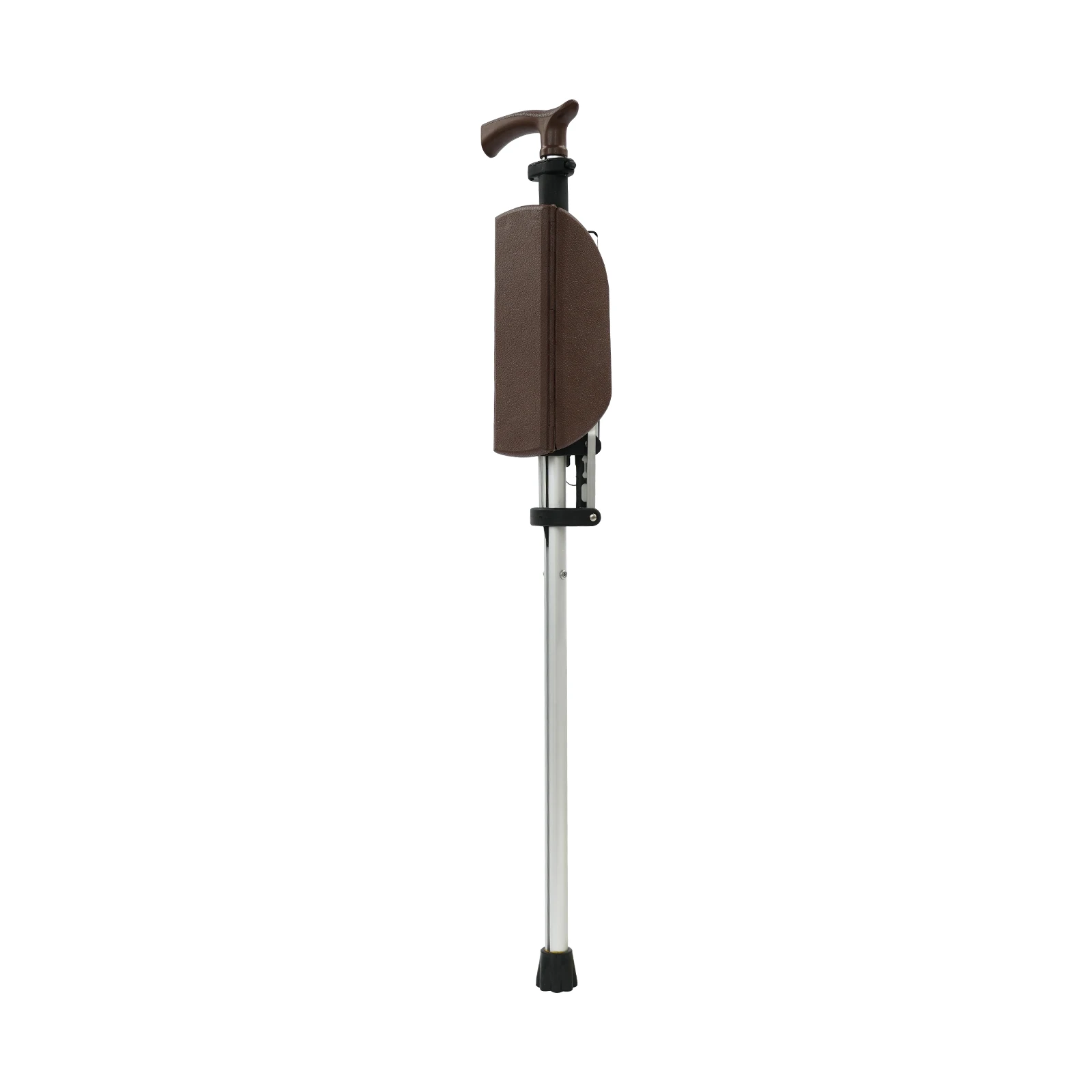 Klappbarer Gehstock mit Sitz, 4,72 Zoll, aus Aluminiumlegierung, Krückenstuhl für ältere Menschen mit Hocker, faltbarer Gehstockstuhl, 264,55 Pfund – Detail 7