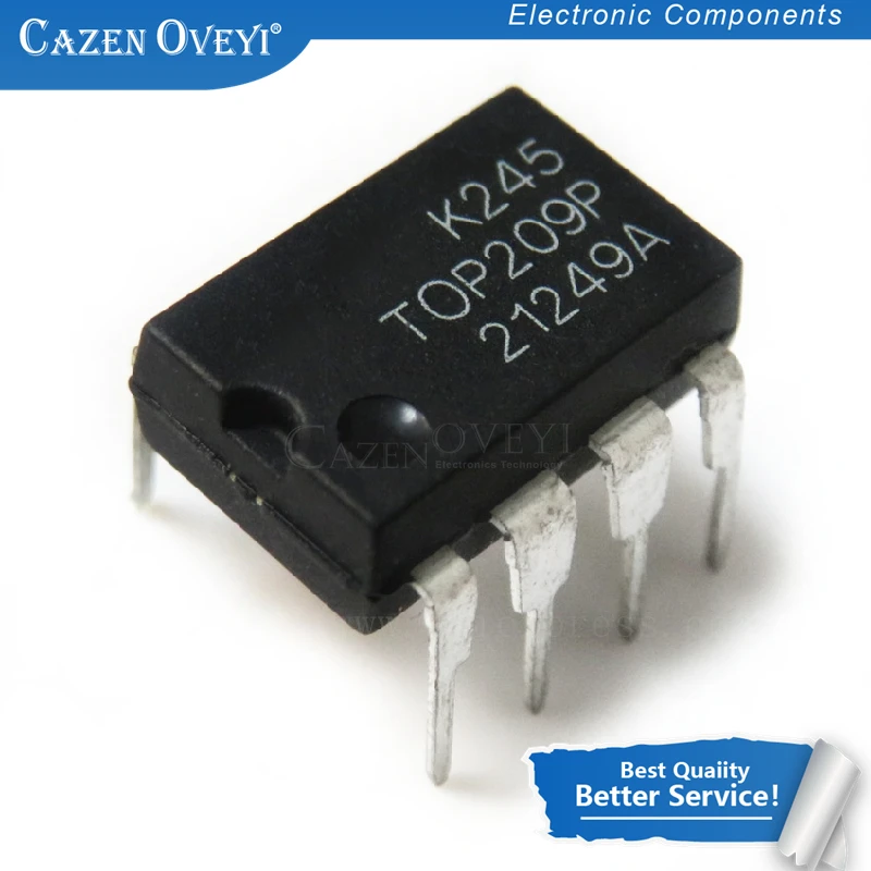 Stable Performance 10pcs/lot TOP209P TOP209PN LCD management chip DIP8 In Stock On Time Delivery