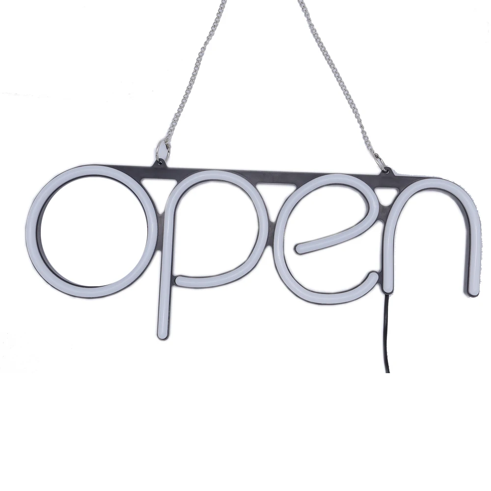 OPEN LED Neon Sign Lamp Light on White Integrative Bright Business Custom Store Shop Advertising LED Neon Lights Signs for Bulk