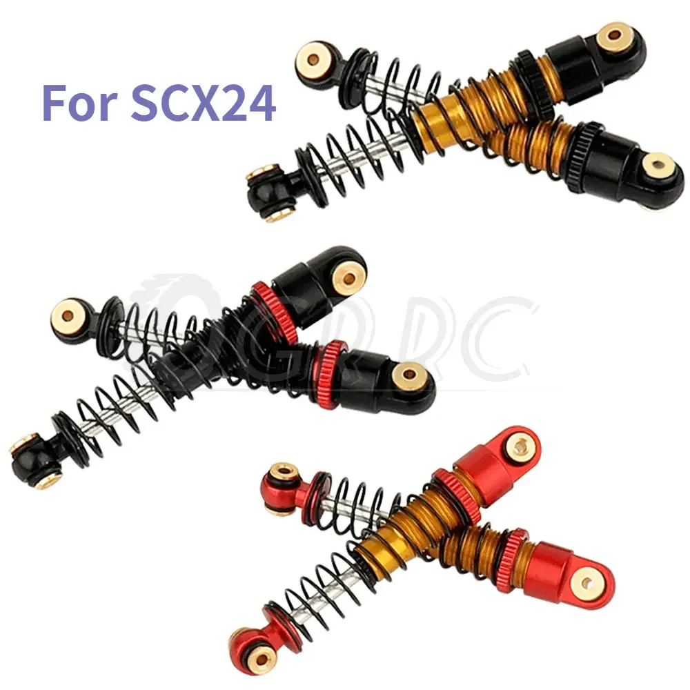 40.5mm Metal Damping Shock Absorber Oil Damper for 1/24 RC Crawler Car Axial SCX24 C10 Ford Bronco Jeep Gladiator Shock Absorber