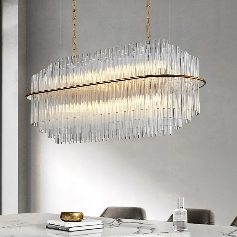 

Современный минималистичный подвесной светильник для столовой, роскошный светильник для столовой, французский светильник премиум-класса для обеденного стола и гостиной.