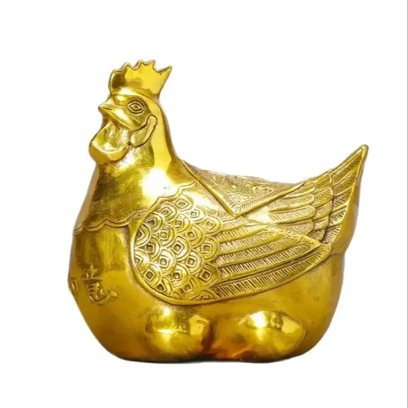 Metal Hen, Golden Egg Chicken Decoration, Home, Office, Cultural and Creative Decoration