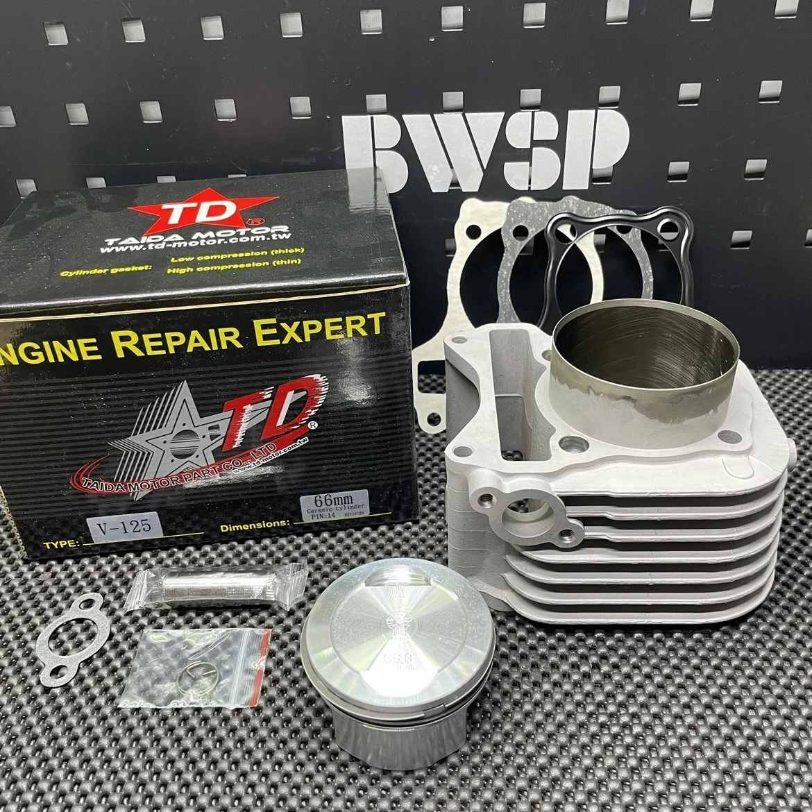 Cylinder Kit 66mm ADDRESS V125 With 15mm Pin Racing Ceramic Set Big Bore