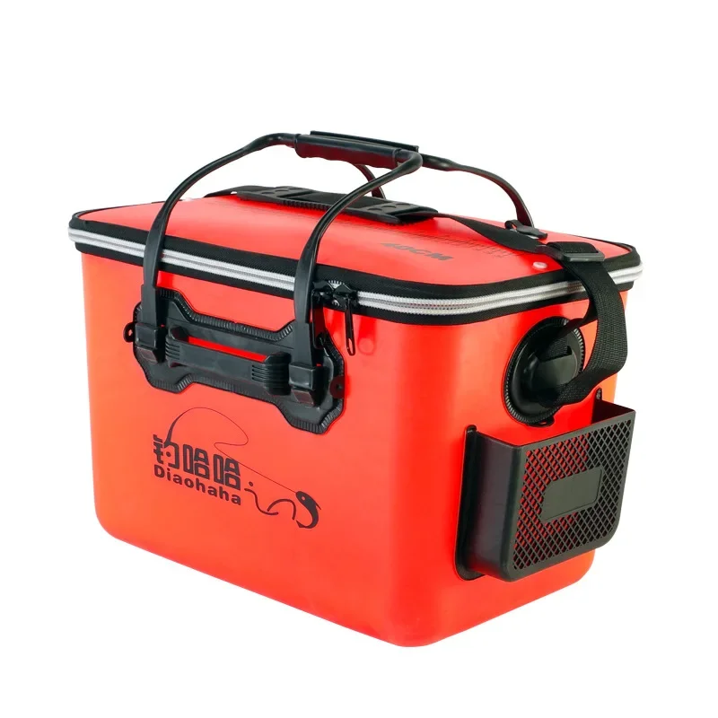 

Keep Fresh Hand Zipper Waterproof Thicken Storage Collapsible Camping Container Oxygen Pump Portable Eva Water Tank Tackle Box