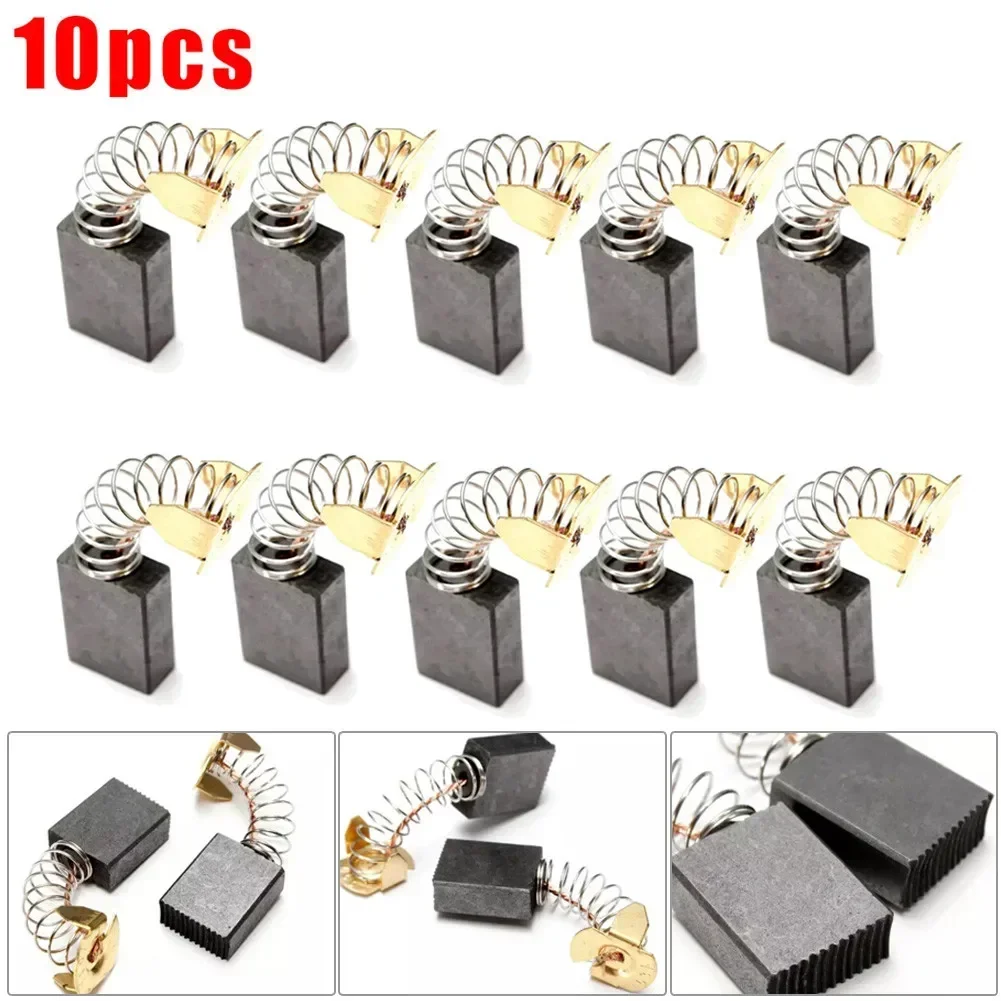 10pcs Carbon Brushes Replacement 6.5mm*13.5mm*18mm For DW362K DW364 DW384 Power Tool Accessories