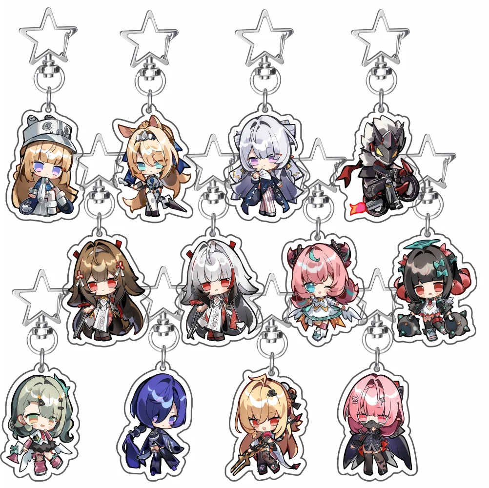 New Hot Game Keychains Zenless Zone Zero Pendant Car Ellen Joe Seth Lowell Jane Doe Von Lycaon Nicole Fans cosplay Gifts