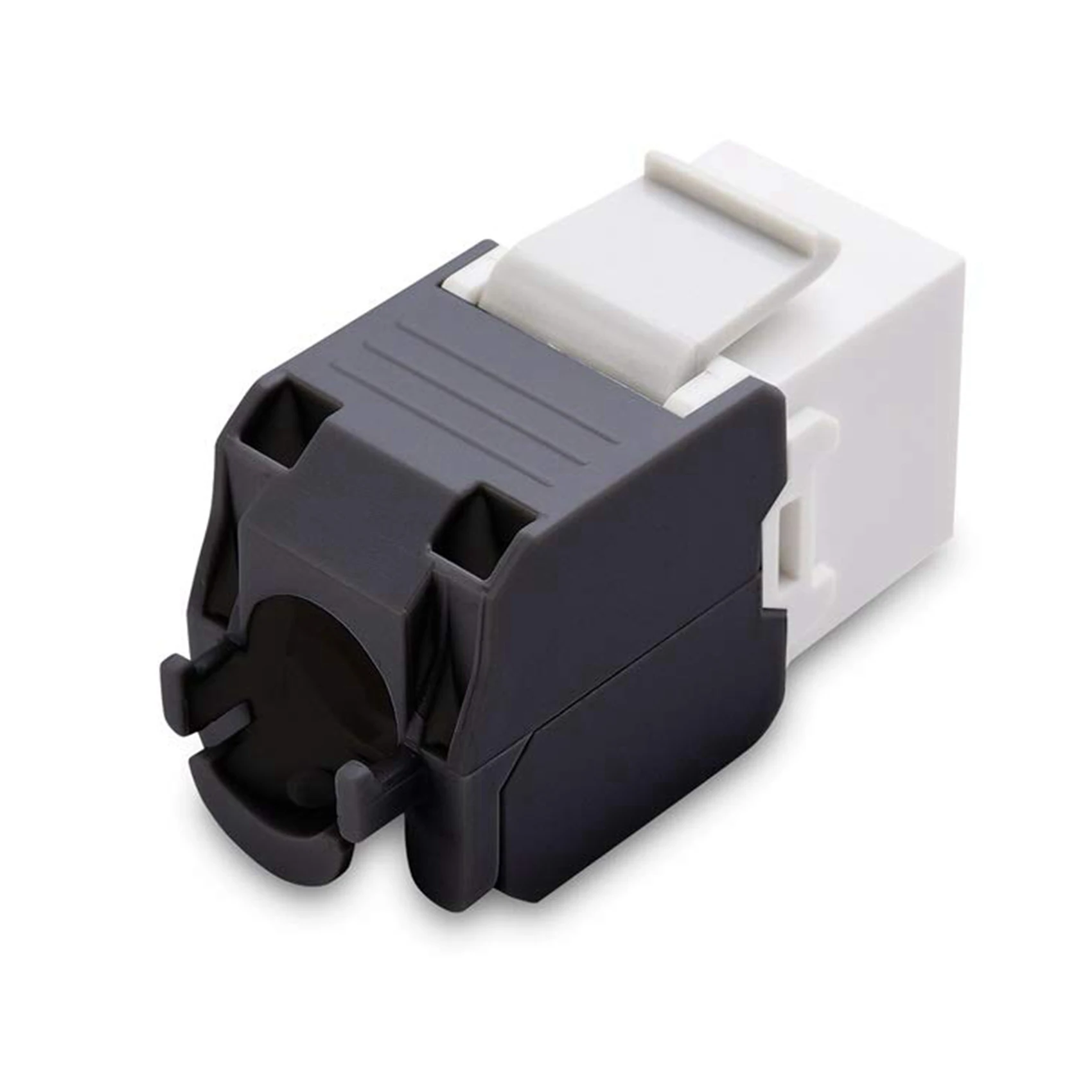 CABE-20-Pack Cat6a RJ45 Keystone Jack — совместимость с Cat6 — без инструментов 180 градусов — настенный разъем Ethernet — сетевой соединитель Cat6a