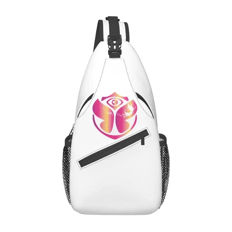 

Tomorrowland Sling Crossbody Backpack Men Custom Electronic Dance Music Chest Shoulder Bag for Traveling Daypack