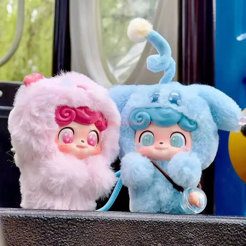 Jotoys Q.Kid Emotional Hairy Monster Series Plüsch Blind Box Kawaii Puppe Tabletop Decor Figur Mystery Toy Collectible Kid Gif