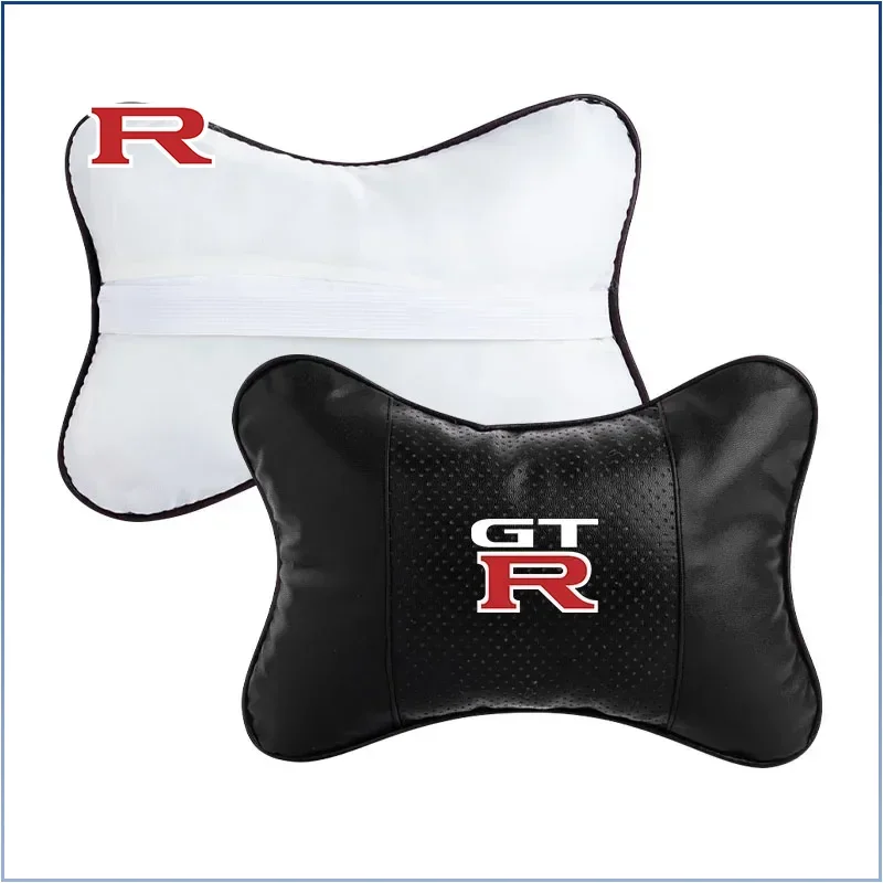 Car Headrest Cover Auto Seat Cover Head Neck Rest Pillow for Nissan NISMO GTR Tiida Sylphy Teana Almera Qashqai J10 J11 Hub Caps
