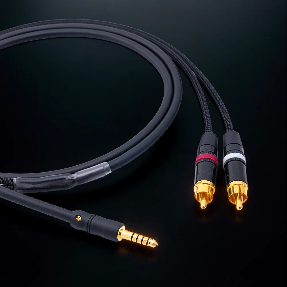 ■ Japonia Mogami 2534 Hifi 4,4 mm do 2rca męski zbalansowany kabel audio Neutrik Rean Mps pozłacane wtyki |    Kabel wzmacniacza odtwarzacza