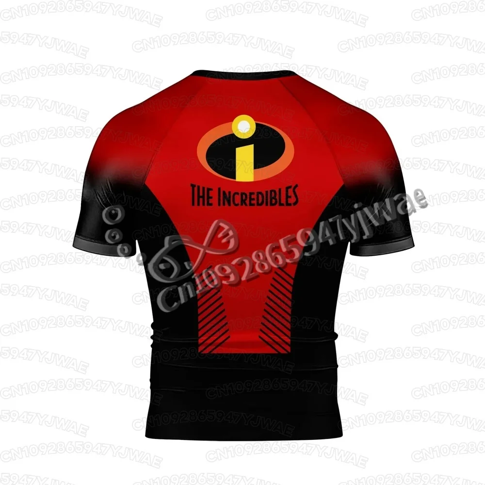 Sommer-T-Shirt für Jungen, Mädchen, Familien, Kinder, Herren, Damen, Eltern-Kind, The Incredibles, Urlaub, kurzärmeliges Cosplay-T-Shirt – Detail 8