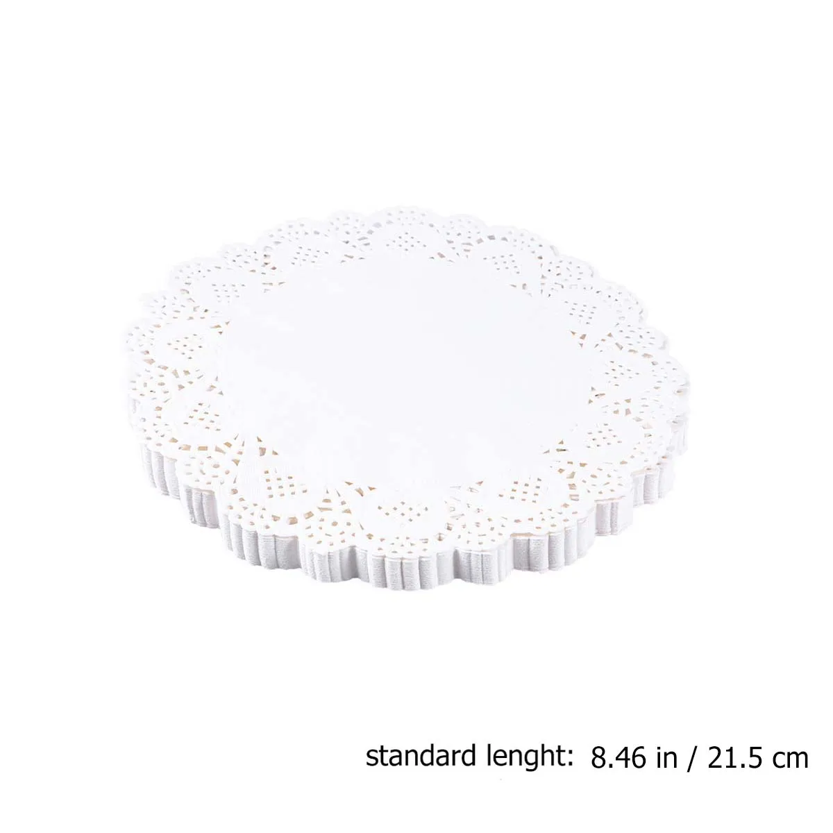 

140 pcs Round Flower Paper Doilies 6 5 Inch Decorative Lace Placemats Cake Packaging Oil Blotting Pad Tableware
