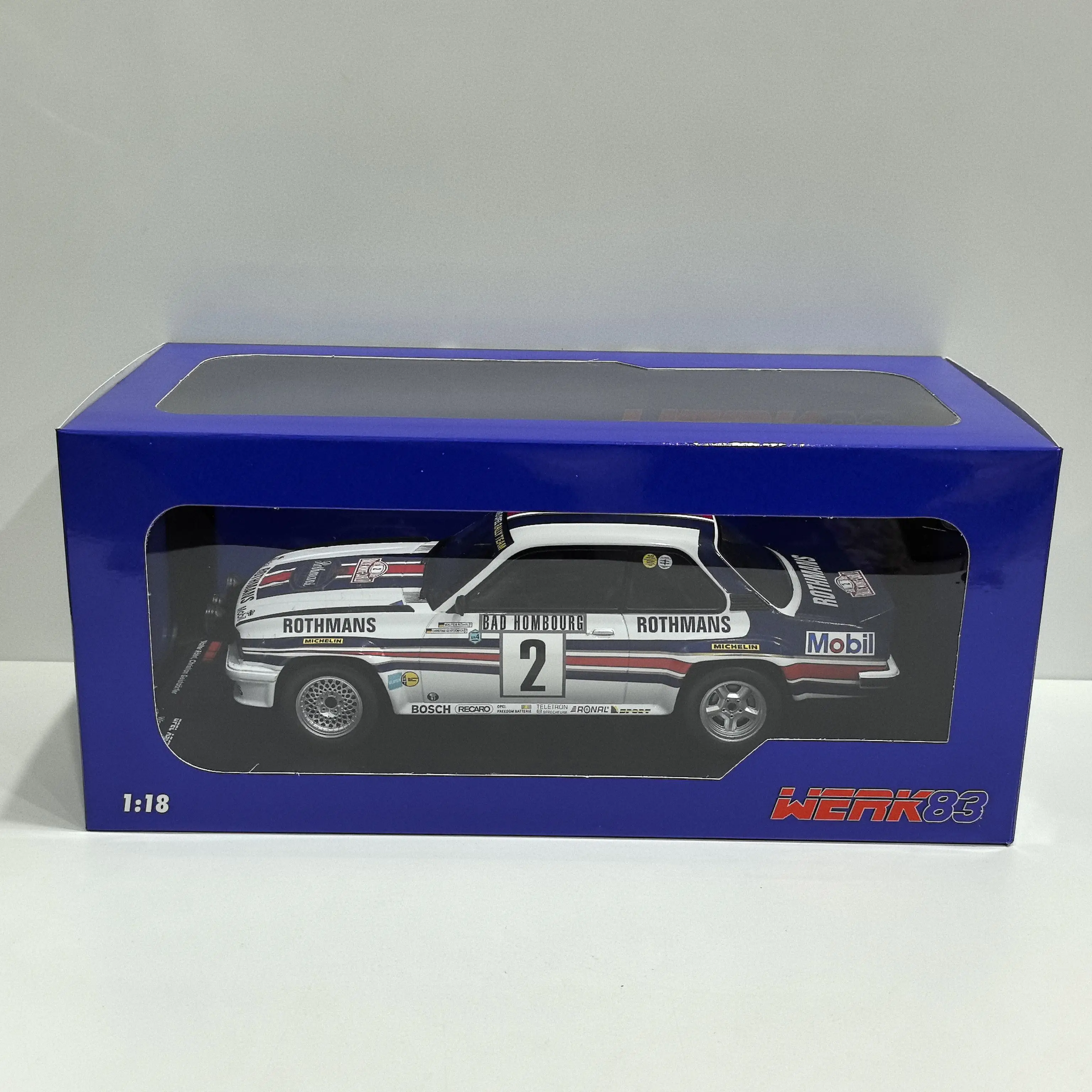 

Diecast WERK 1/18 Scale ASCONA 400 # 2 1983 Racing P6 Alloy Car Model
