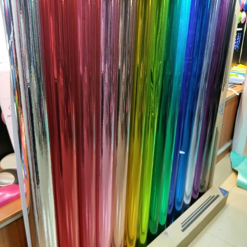 Mirror electroplating film decorative film, car latte decorative film, color changing stretchable  film automotive film
