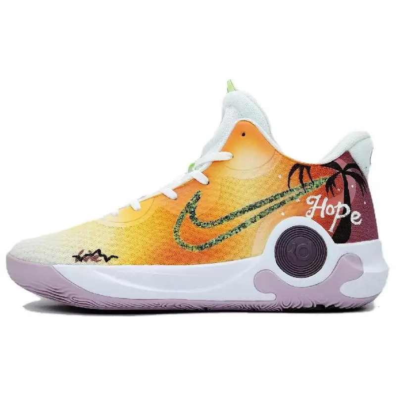 【Customize】Nike KD Trey 5 IX Vintage Basketball Shoes Unisex Mid-top Purple Sneakers shoes DJ6922-100