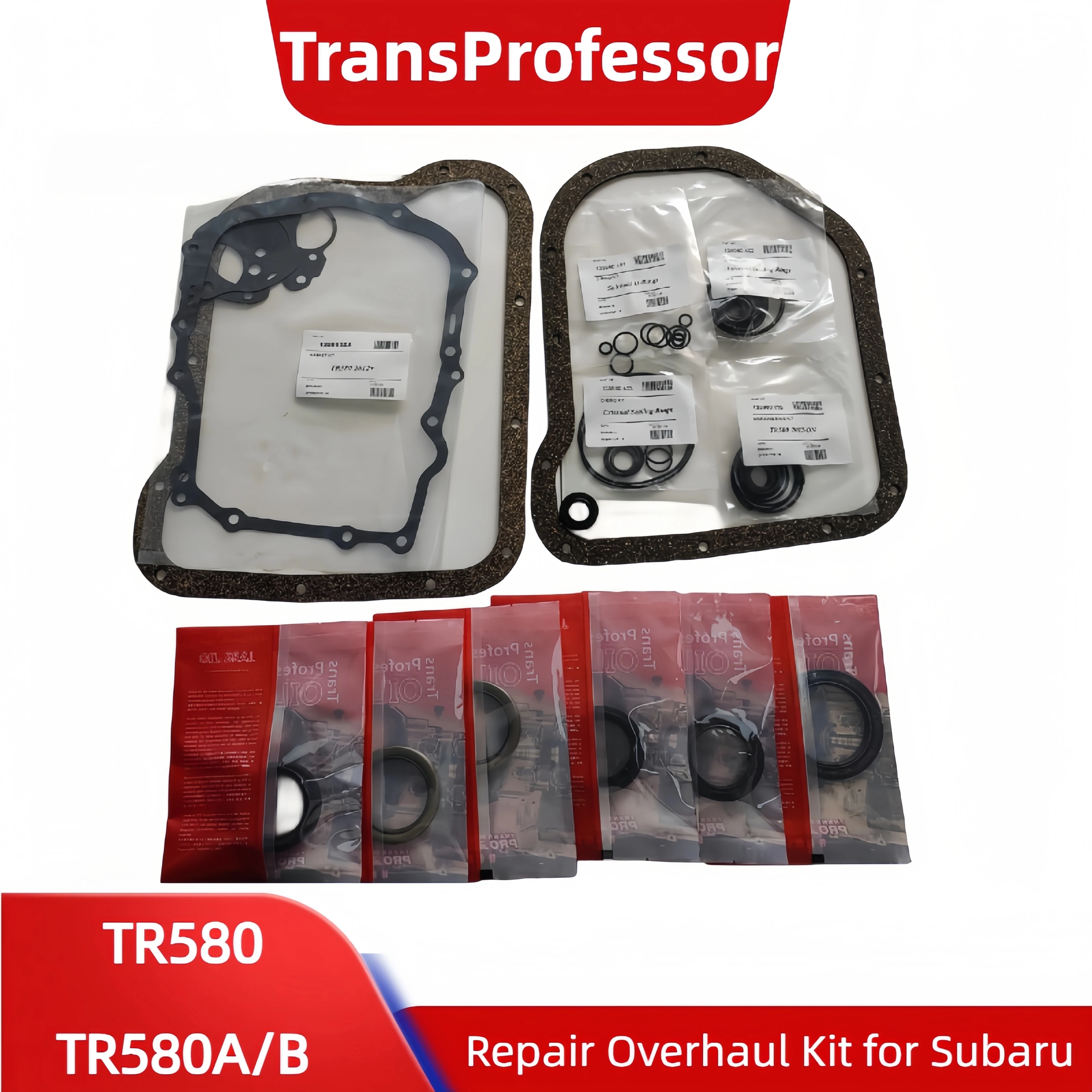 TR580 TR580A/B Lineartronic Gen II Automatic Transmission Repair Overhaul Kit for Subaru, Gearbox Oil Seals Gaskets Rebuild