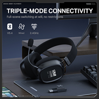 ONIKUMA GT839 Wireless Gaming Headset Lightweight Tri-mode Bluetooth Headsets with Mic for PC Laptops PS5 Game Accessories gift