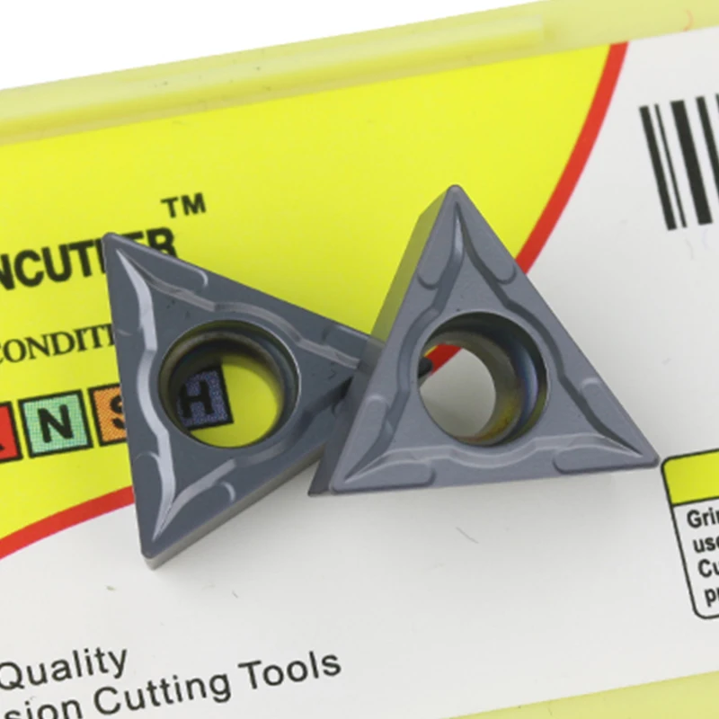 TCMT16T304 TCMT16T308 inserto de carburo TCMT herramienta de torneado interno CNC cortador de cuchillas torno para-stuccr/L16, 10 piezas
