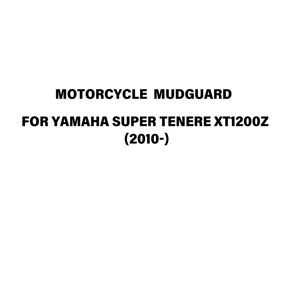 For Yamaha XTZ 1200 Super Tenere XT1200Z XT 1200 Z 2010-2023 Accessories Moto Front Fender Mudguard Extender Hugger Extension