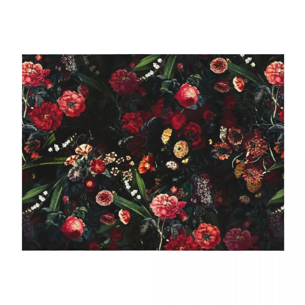 

Dark Garden V Throw Blanket Custom Luxury Throw Hair Blankets