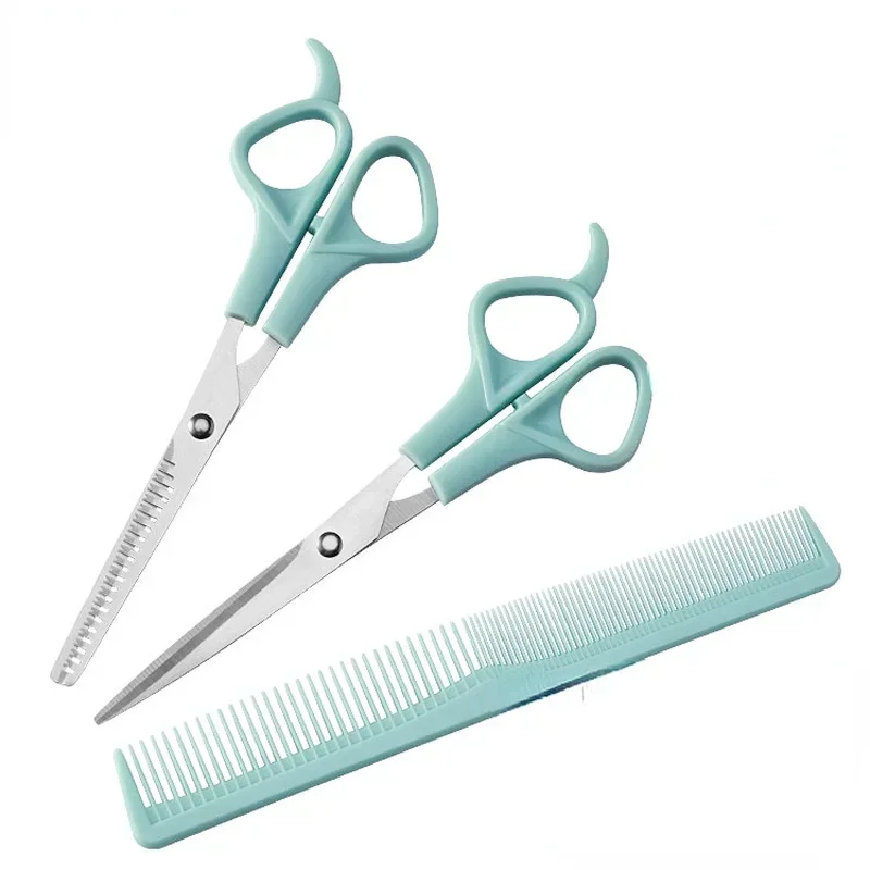 

Household Hairdressing Scissors Thinning Shears Hair Cutting Barber Scissors Flat Tooth Scissor Comb 3pcs Set Hair Styling Tools