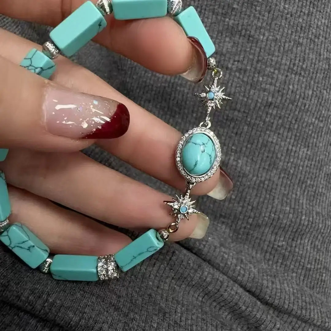 1pc Pearl Necklace Bracelet Connecting Buckle Inlaid with Zircon Hexagram Pressing Buckle DIY Jewelry Making Material Accessorie