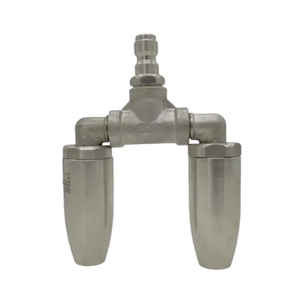 3600 PSI Turbo Nozzle Constructed from 304 Stainless Steel for Residential and Commercial Pressure Washing Applications