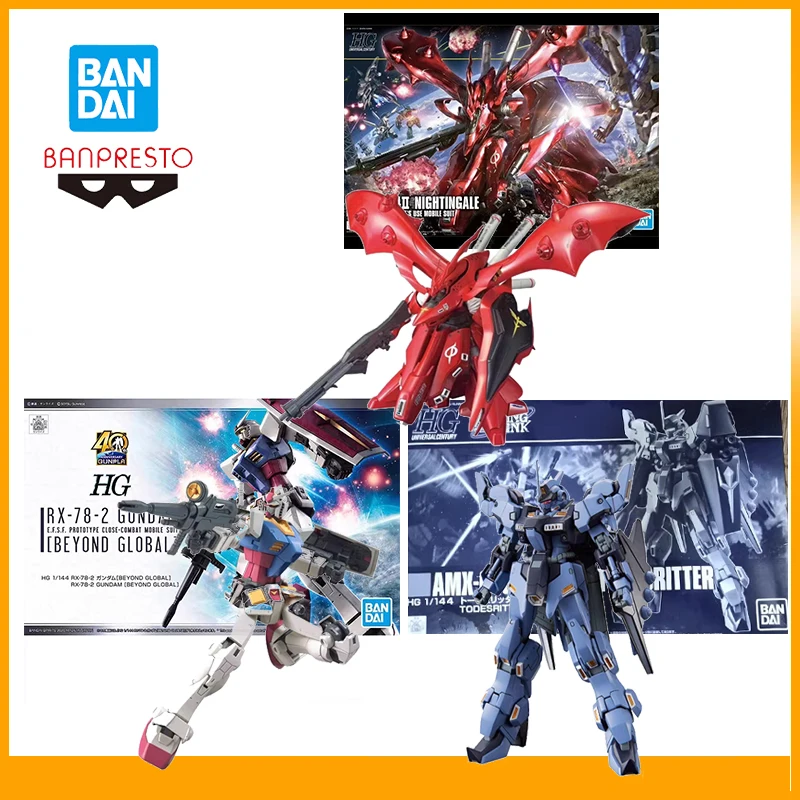 

Original Bandai Banpresto Msn 04 2 Nightingale Amx018 Hades Todesritter Rx 78 2 Gundam Anime Action Figures Model Action Figure