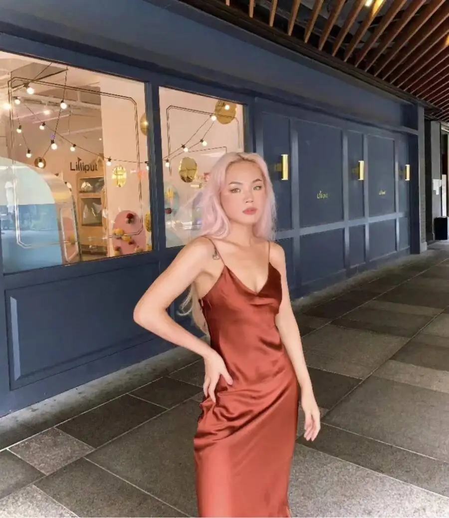 2025 primavera nova traf elegante moda feminina seda cetim textura midi sexy sem costas festa deslizamento vestido