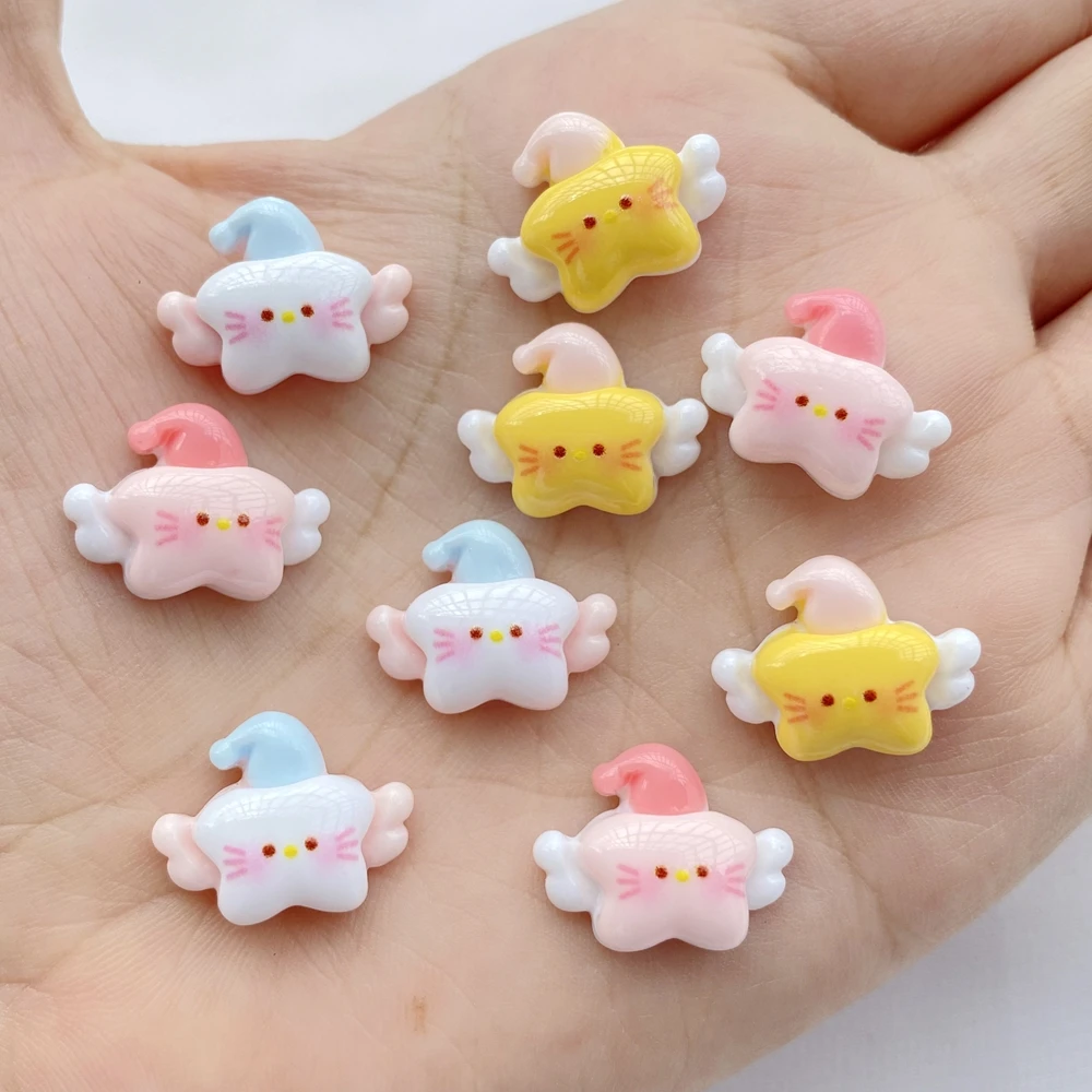20Pcs New Cute Mini Resin Ang - Star Flat Back ulasan dan harga