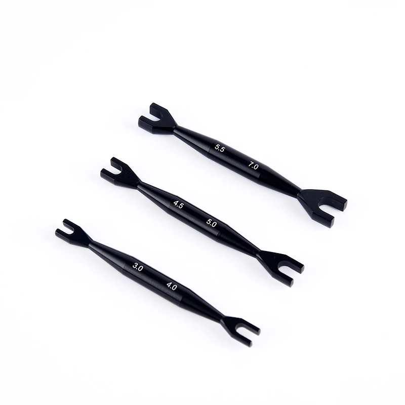 3pcs Wrench 3-4mm 4.5-5mm 5.5-7mm Double End Universal Spanner Open End Wrenches For Rc Crawler Car HSP Traxxas Axial SCX10