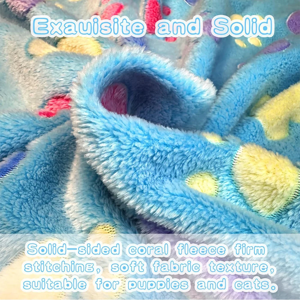 قطعة واحدة من بطانية الحيوانات الأليفة المريحة مع تصميم مطبوع بمخالب، وسادة نوم من الصوف الناعم لسرير الكلاب - للكلاب والقطط - مثالية لـ Snuggl #3