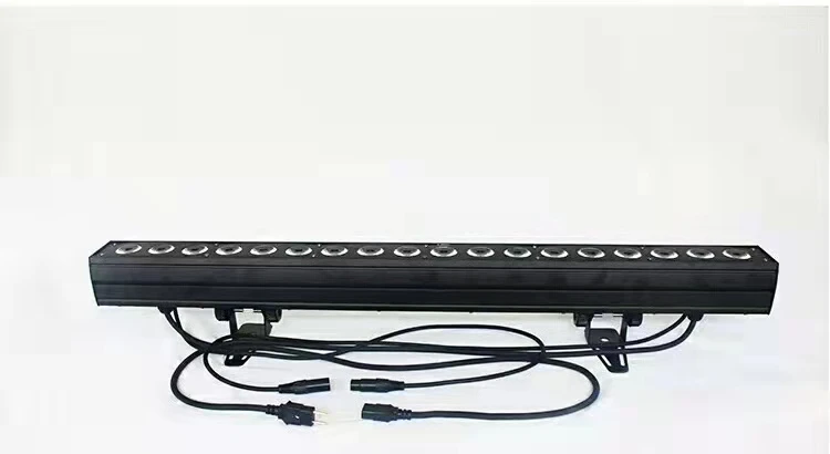 Indoor 18pcsx10W LED Wall Washer Light 4in1 Rgbw Dmx Wall Washer Back Group Dmx Control