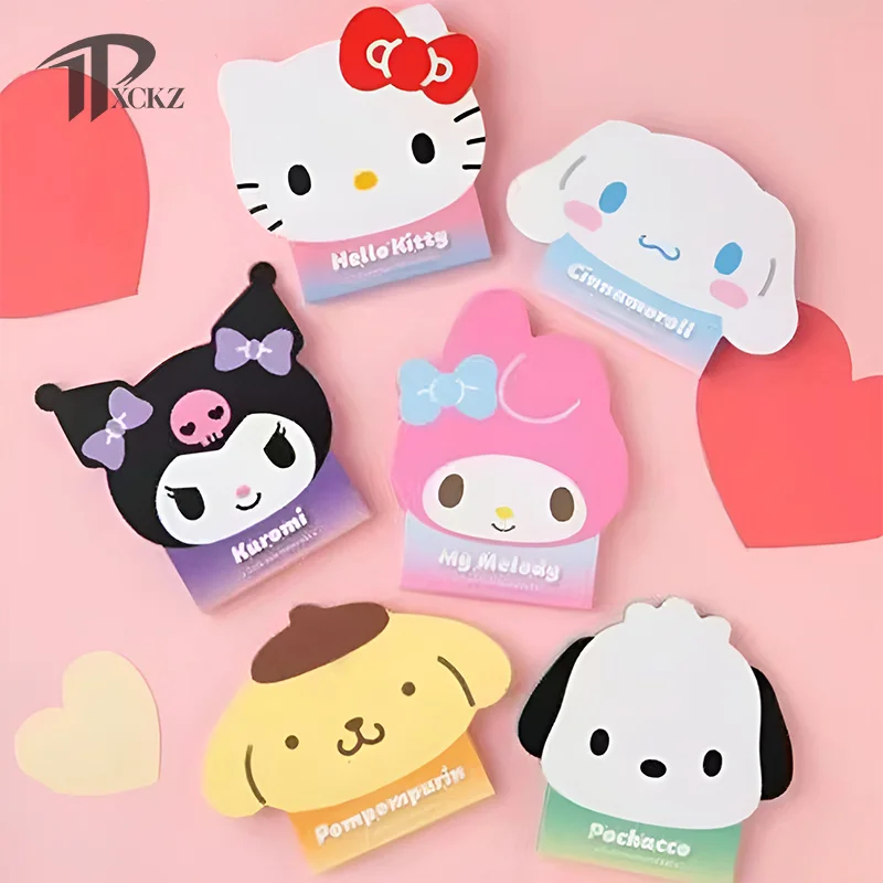 

Sanrio аниме Китти блокнот для записей клейкие заметки милые клейкие заметки персонализированные клейкие заметки милые офисные принадлежности забавные школьные принадлежности