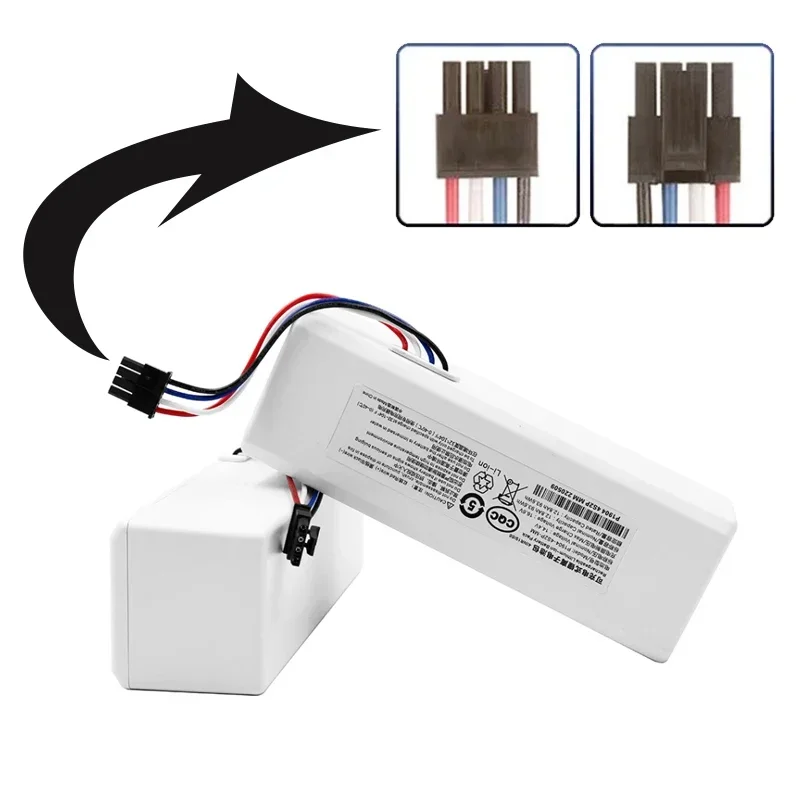 AIMJIN 12800mAh 14.4V بطارية ليثيوم أيون بديلة لشاومي مكانس كهربائية للكنس P1904 4S1P MM