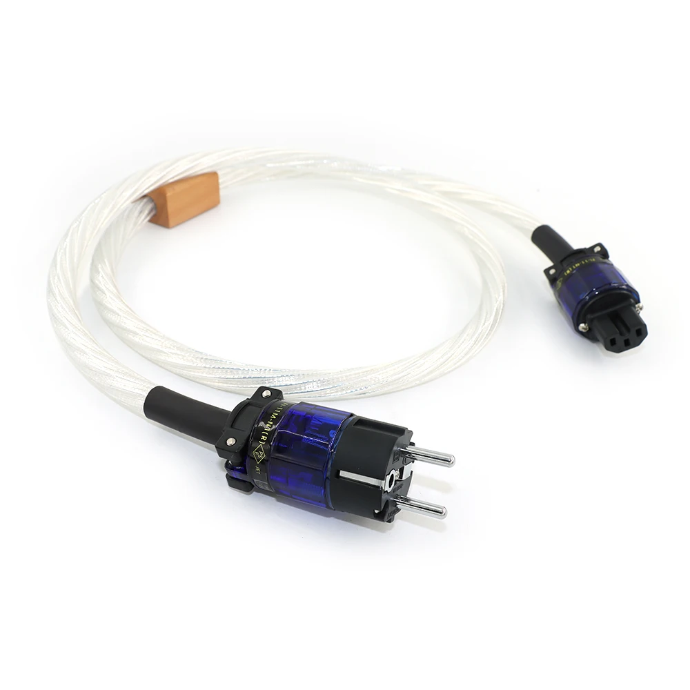 High Quality Nordost Odin Sterling 7N  silver Plated Power Cable  With FURUTECH EU/US/UK Power Plug
