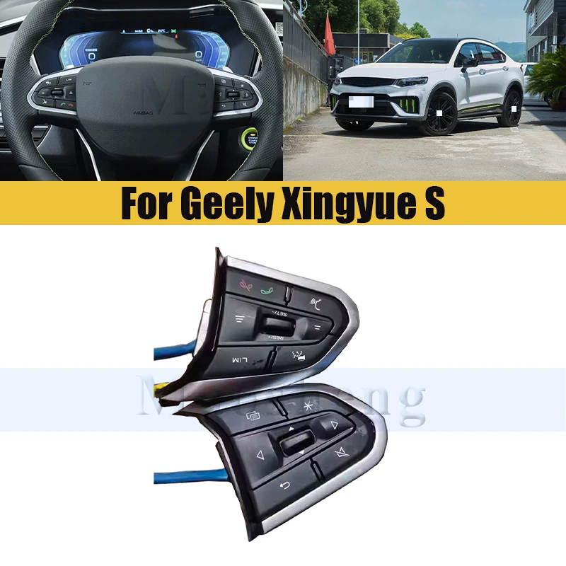 

Steering Wheel Switch Volume Button Cruise Switch For Geely Xingyue S Cruise Control Switch Volume Button Steering Wheel Buttons