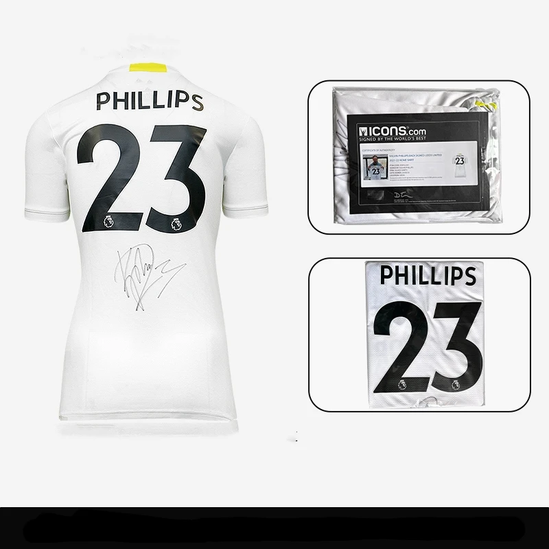 

Новое поступление, домашние футбольные майки 21-22, Джерси с надписью Phillips, Джерси Фан издание, мужские тренировочные майки, уличные винтажные спортивные футболки