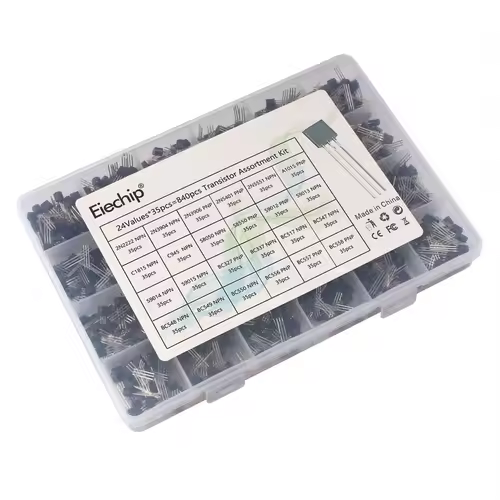 200-900PCS TO-92 Transistor Kit assortment box BC547 BC327 BC337 2N2222 3904 3906 C945 PNP/NPN transistors set electronics Kit - Image 3