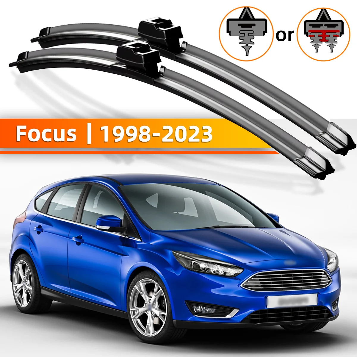 2 stücke Scheibenwischerblätter Geeignet Für Ford Focus Mk1 Mk2 Mk3 Mk4 1998-2023 Windschutzscheibe Fenster Zubehör 2010 2015 2018 2020