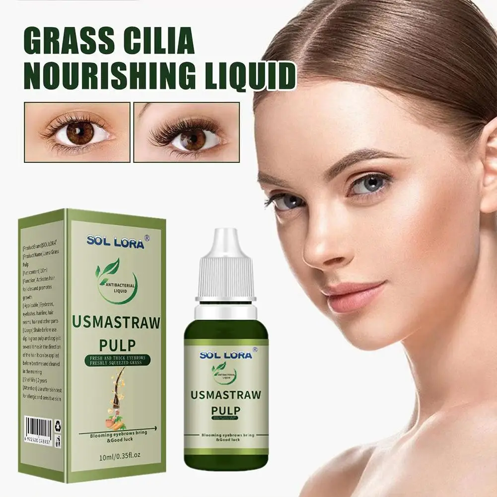 Usma Grass Pulp Eyebrow Thick Eyelashes Fresh Usman Latisse Hushu Juice Grass Corporal Increases Beauty Halfard Products V2Z9